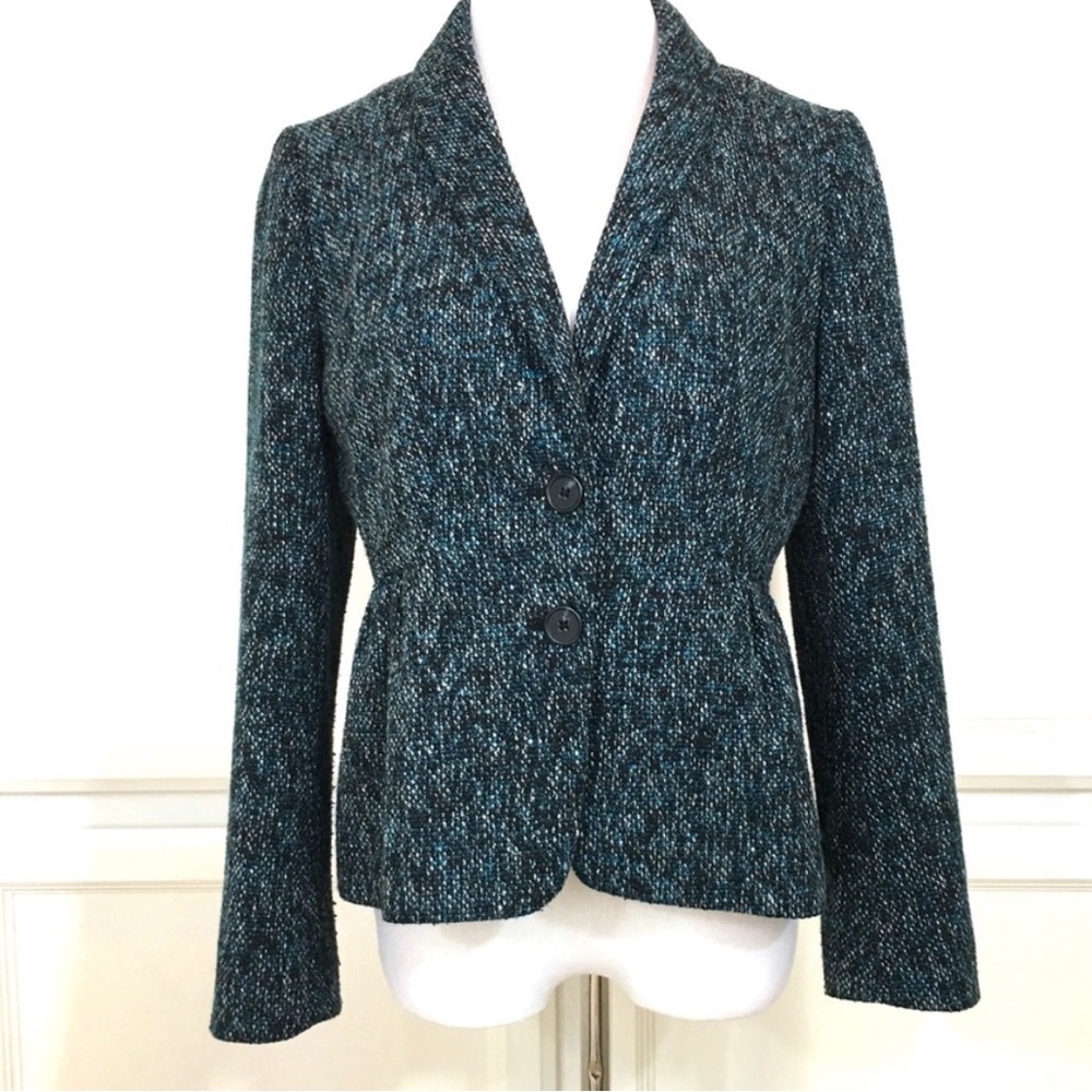 Loft Tweed Peplum Jacket